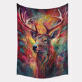 Psychedelic Deer Tapestry – 60x90cm Wall Art