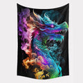 Psychedelic Dragon Tapestry – 60x90cm Wall Art