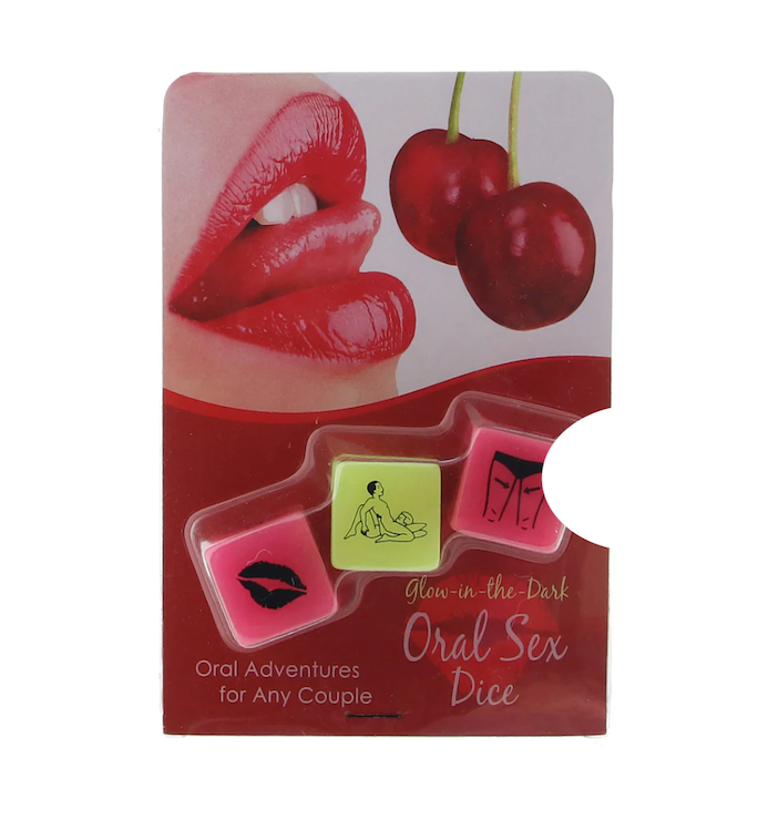 Glow-In-The-Dark Oral Dice – Couples Game