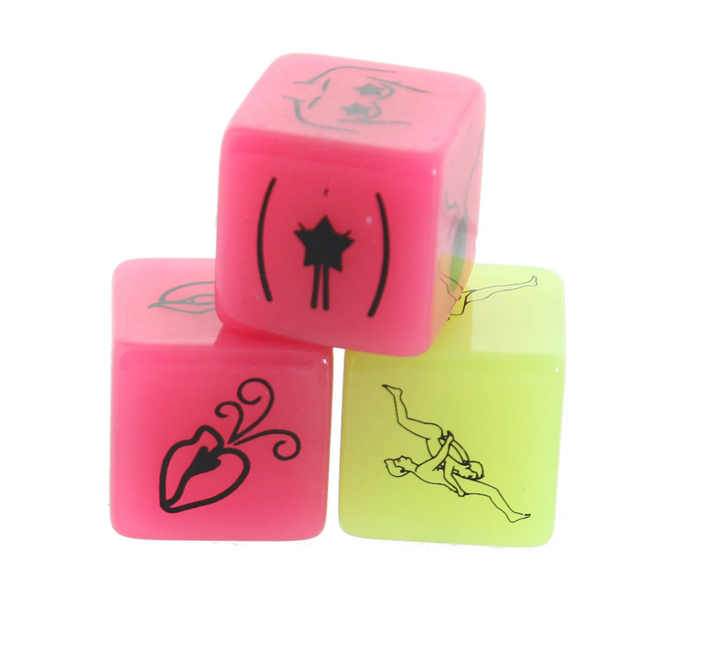 Glow-In-The-Dark Oral Dice – Couples Game