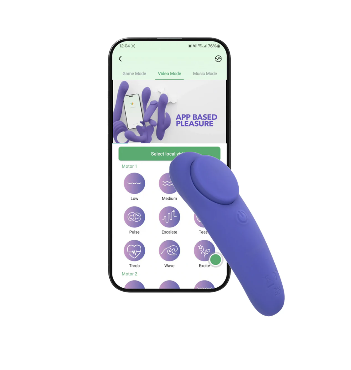 CalExotics® Connect App-Controlled Panty Teaser Vibe