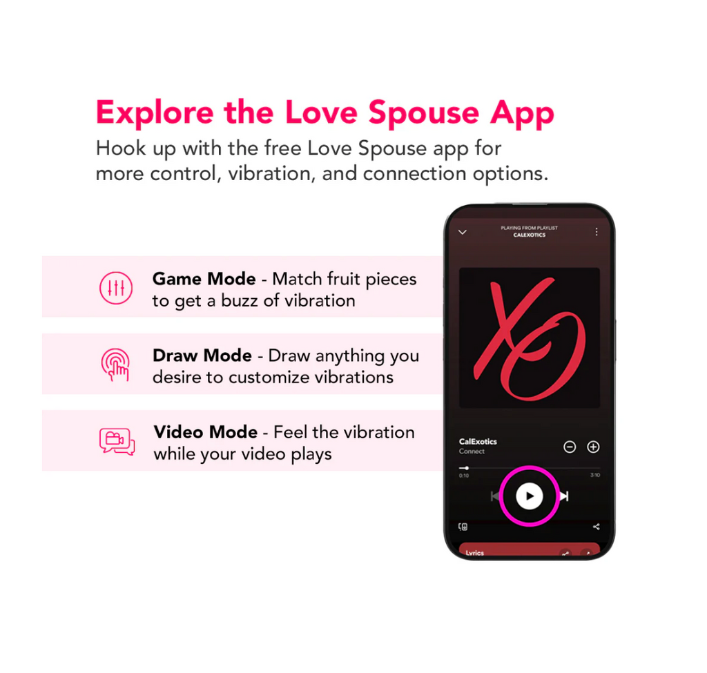 CalExotics® Connect App-Controlled Panty Teaser Vibe