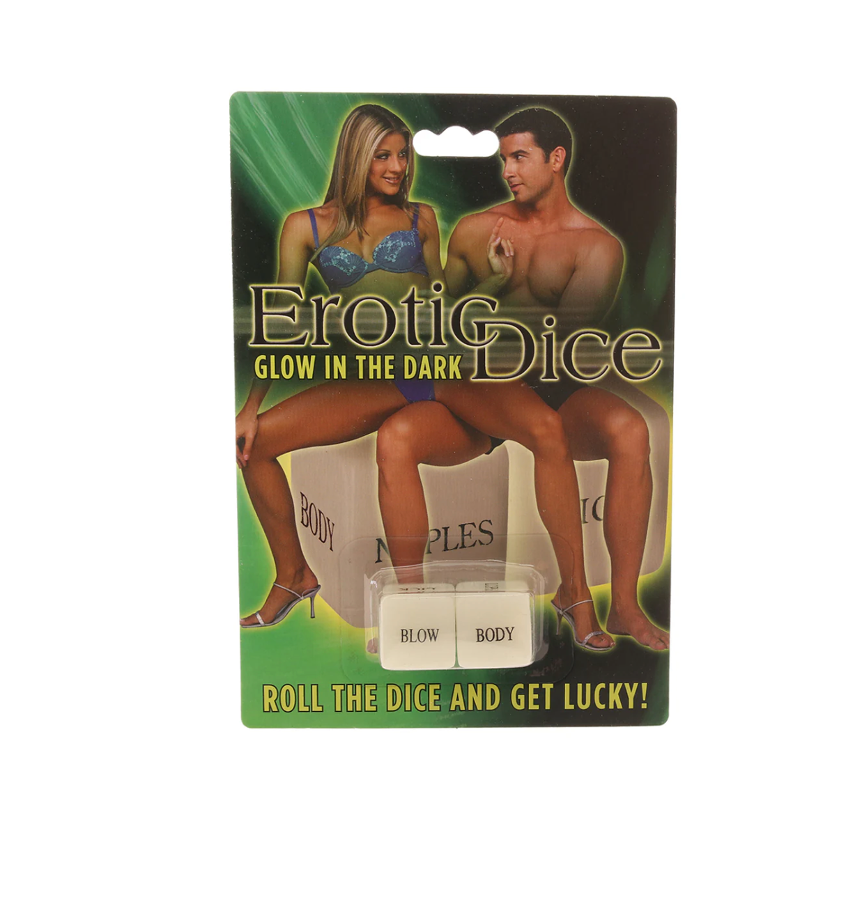 Glow-in-the-Dark Erotic Dice – Couples Adult Game