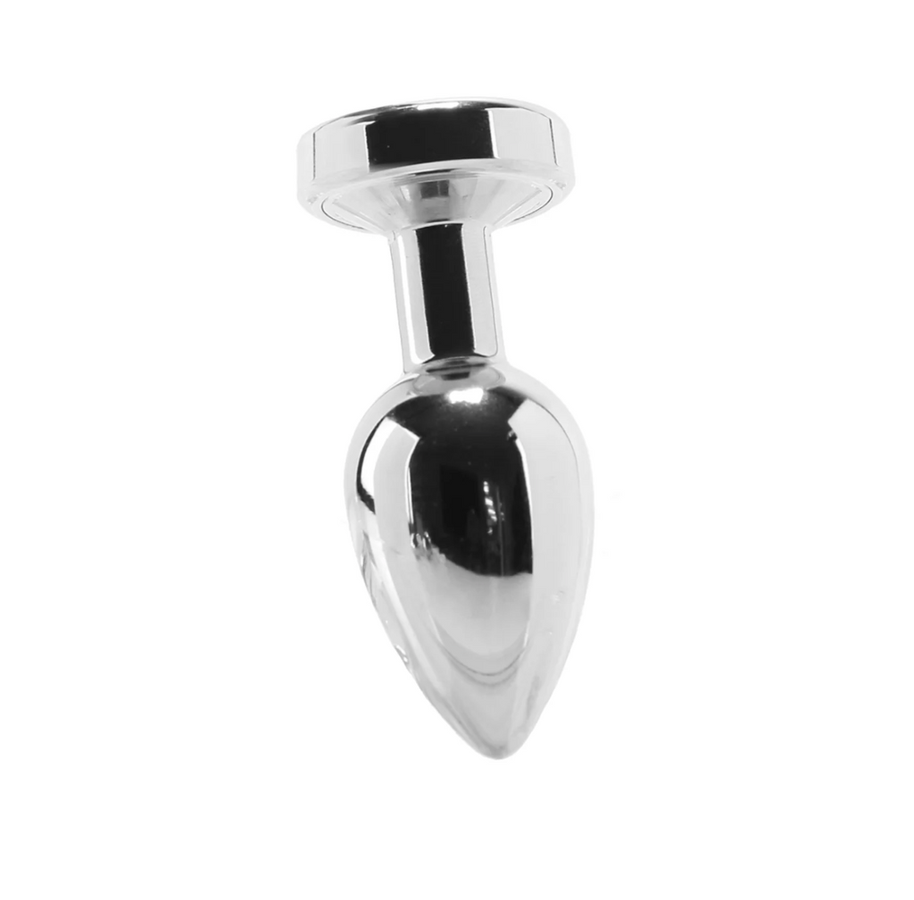 Booty Sparks™ Silver Light-Up Anal Plug – Small