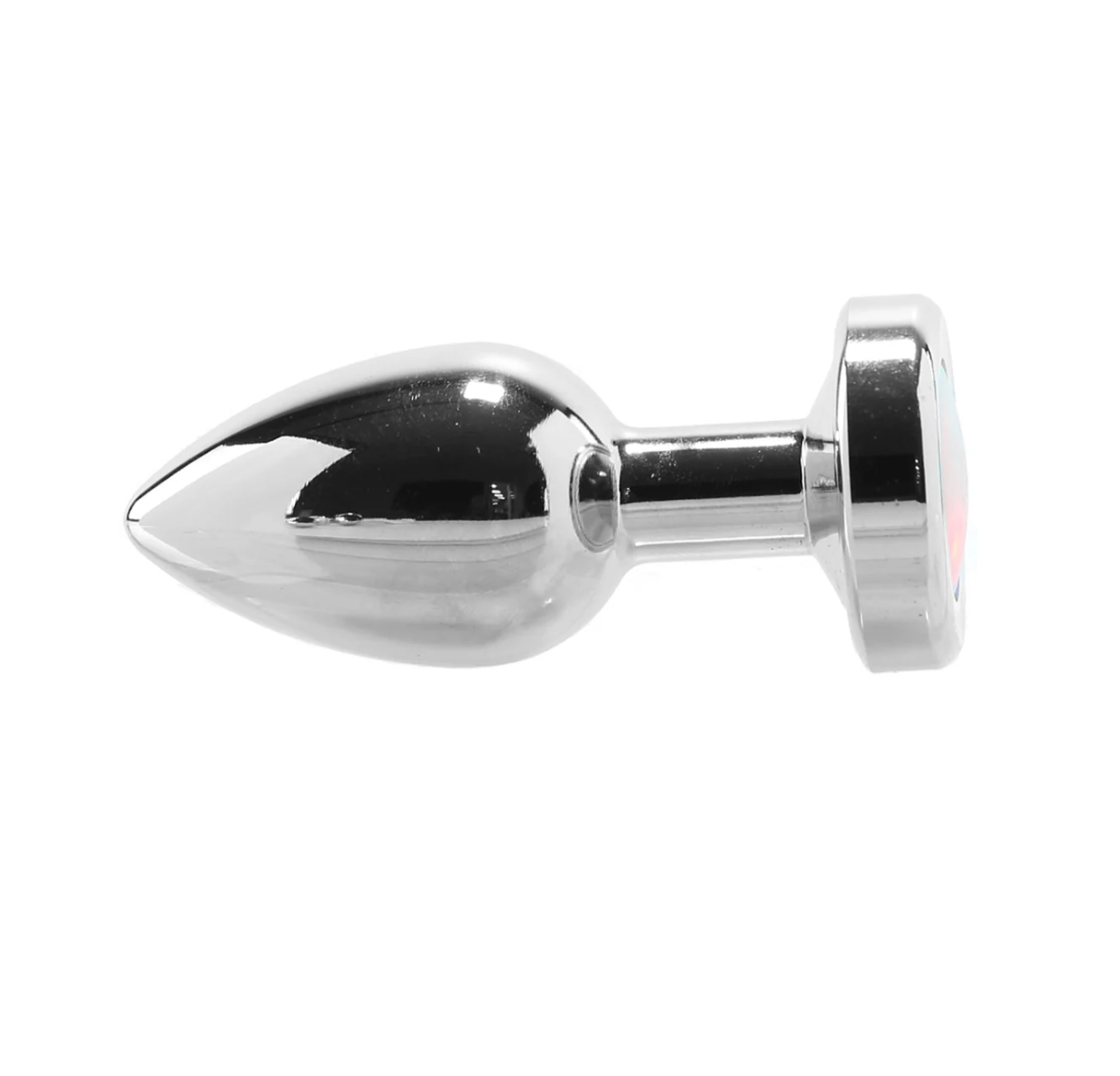 Booty Sparks™ Silver Light-Up Anal Plug – Small