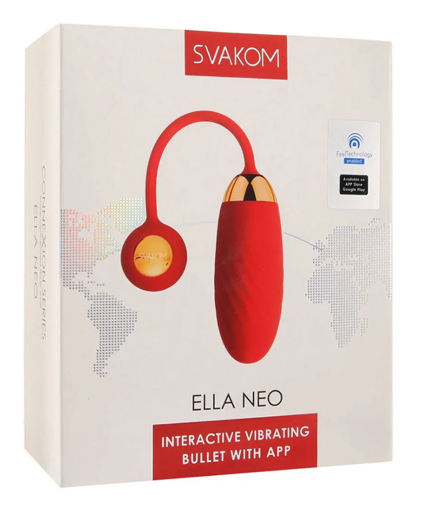 SVAKOM Ella Neo App-Controlled Bullet Vibe – Red