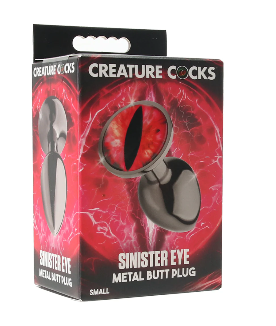 Creature Cocks Sinister Eye Metal Butt Plug – Small