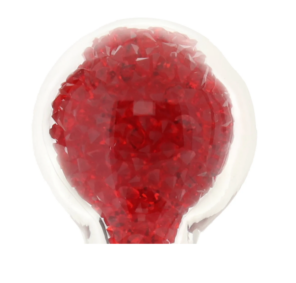 Oh My Gem – Lustre Glass Butt Plug (Red)