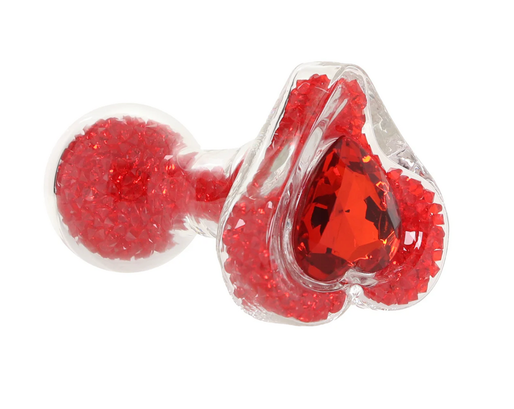 Oh My Gem – Lustre Glass Butt Plug (Red)