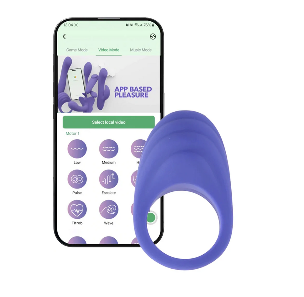 CalExotics Connect App-Controlled Couples Ring