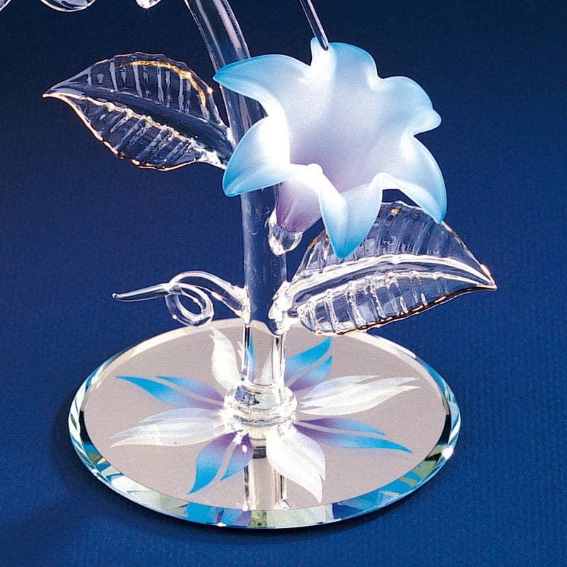 Hummingbird and Blue Lily